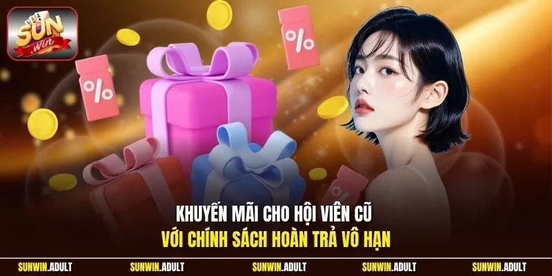 Khuyến mãi cho hội viên cũ với chính sách hoàn trả vô hạn